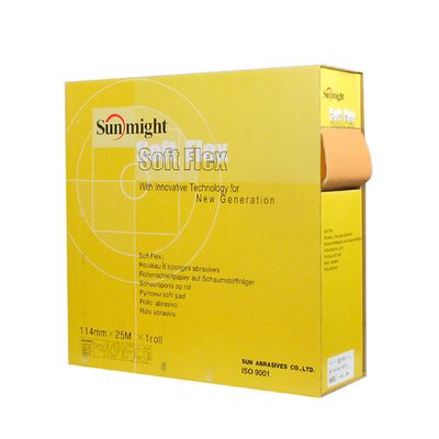 Sunmight Soft-Flex шлифовальная губка 114 мм х 25 м в рулоне 200 листов