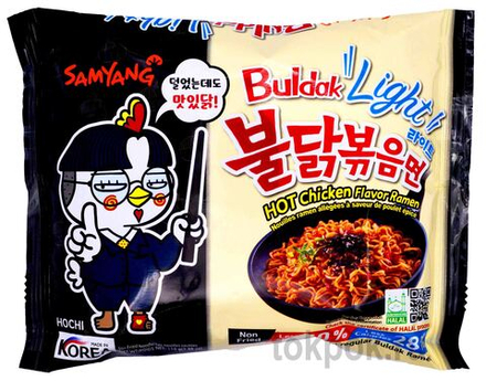 Лапша со вкусом курицы средне-острая Samyang Light, 110 гр