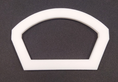 Прокладка между бачком и унитазом (ФИГУРНАЯ) БЕЛАЯ (50/5шт)