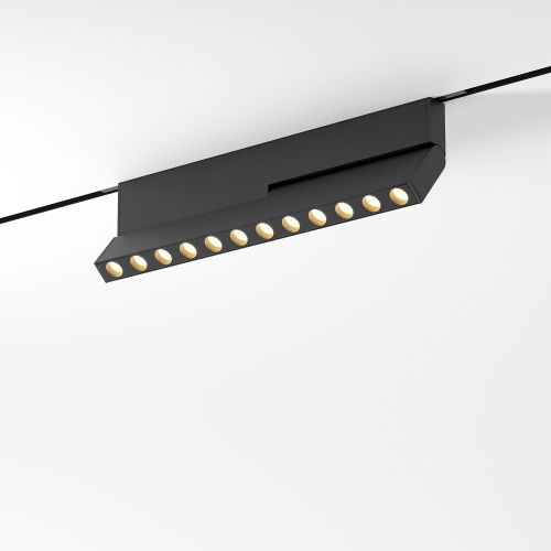 Mini Magnetic Трековый поворотный светильник 12W 3000K черный 85208/01