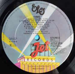 Винтажная виниловая пластинка LP ELO Electric Light Orchestra Time (UK 1981)