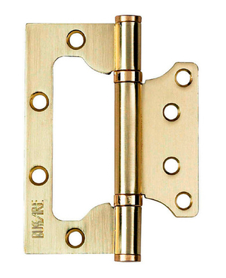 Петля накладная BUSSARE B020-U 100x75x2.5-2BB-1SG золото матовое