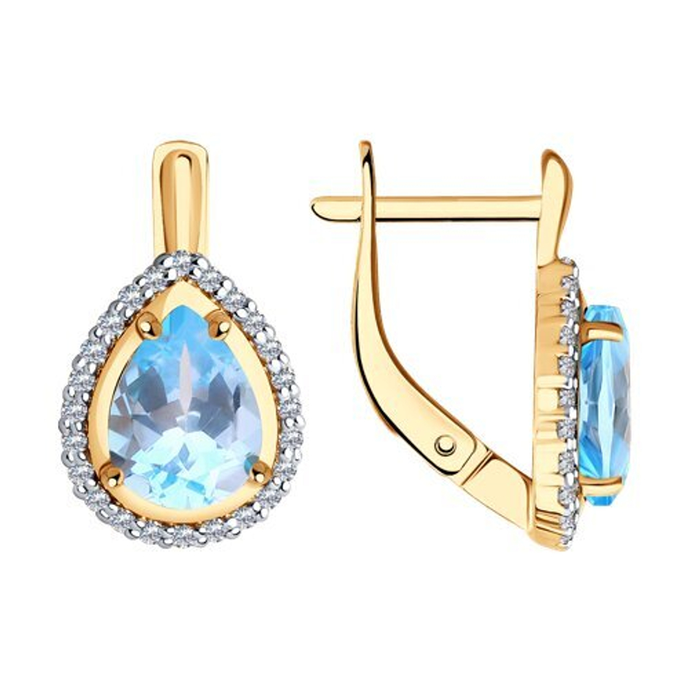 Серьги из золота 585 пробы