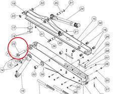 Палец 5421708 MST542/544(Турция)