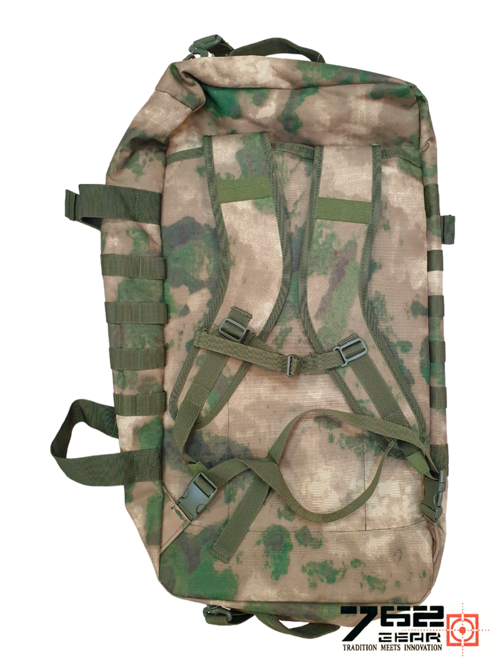 Сумка-рюкзак тактическая Tactica 7.62 Gear, 55 л (8825). Мох