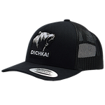 Бейсболка Narval Dichka! Roar Rawcut Black&White с сеткой 5P -