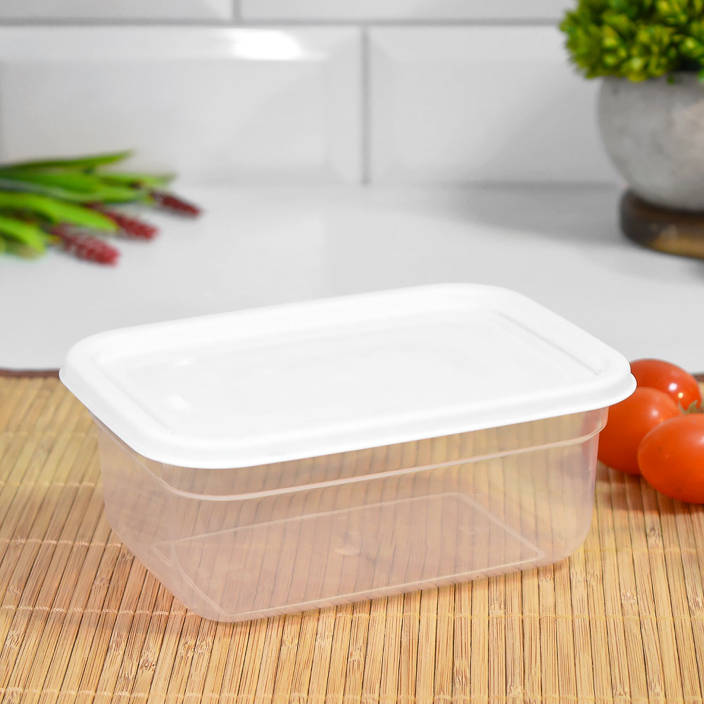 Емкость для СВЧ 0,7л "Матрешка" (белый)