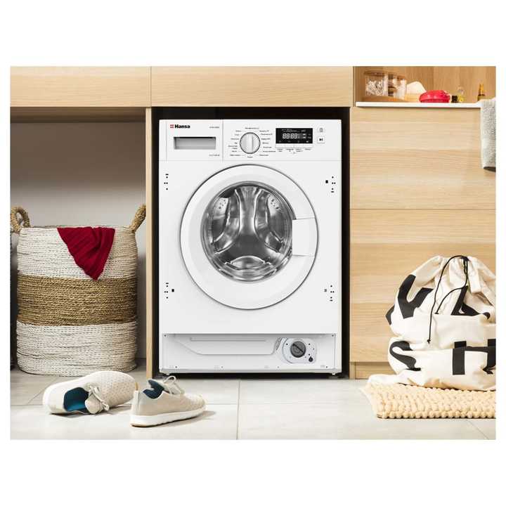 Встраиваемая стиральная машина Hansa WHE1408BI