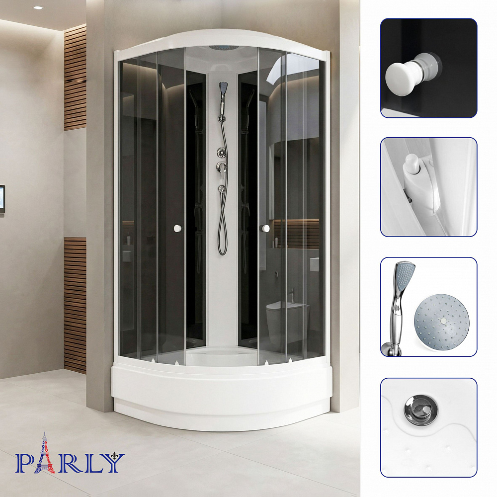 Душевая кабина PARLY ECM921 (90х90х215)