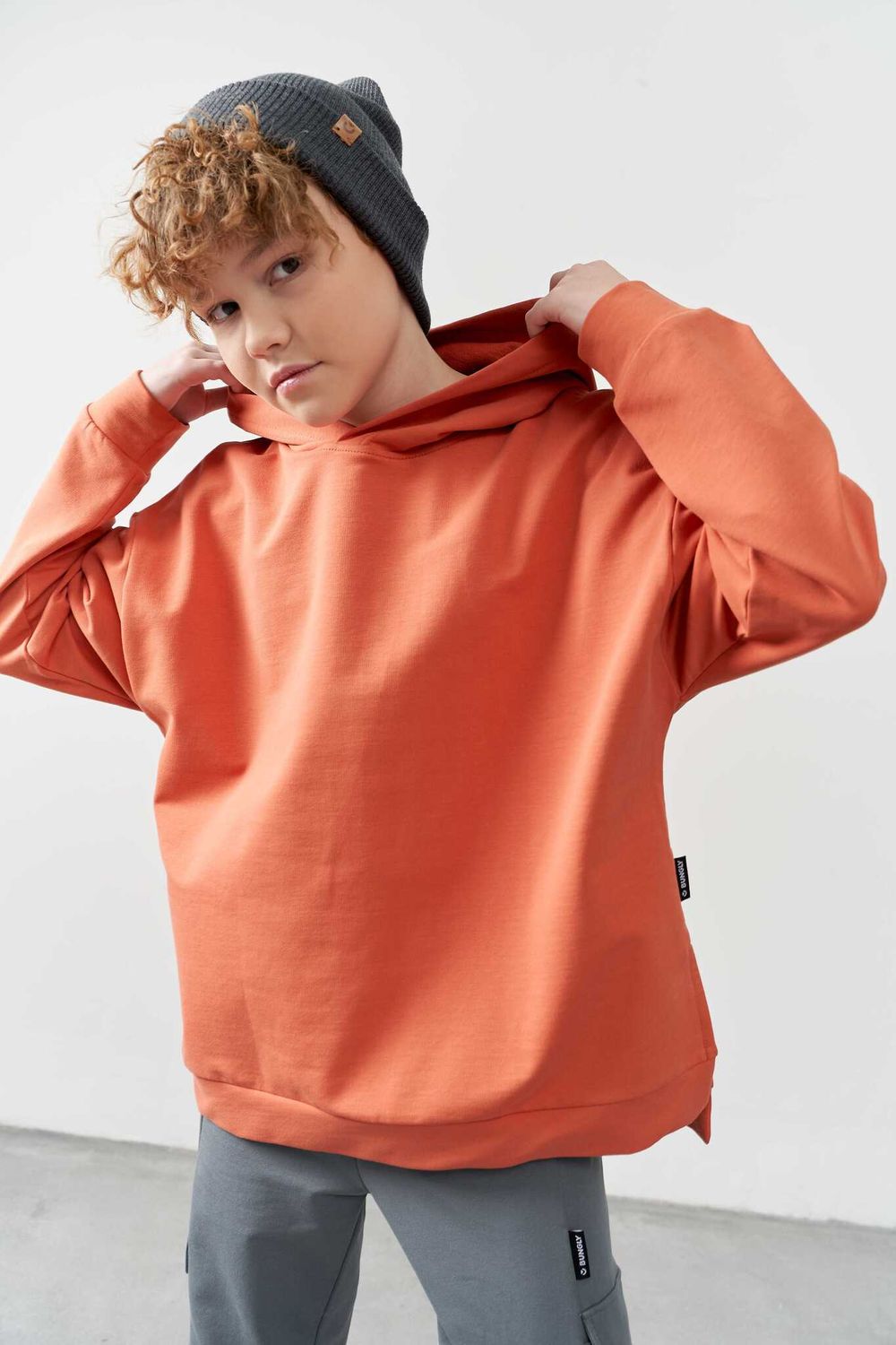 Худи оверсайз облегченное "Паприка" 7+