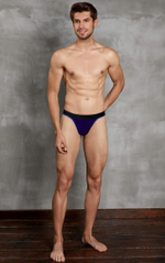 Мужские трусы-стринги Doreanse Sexy с пришивной резинкой (Размер: XXL) (Цвет: темно-синий)