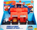 Автотрек Hot Wheels City «Горилла Гараж» JHL92 | Hot Wheels City Gorilla Slam Attack | игровой набор с гаражом 4+