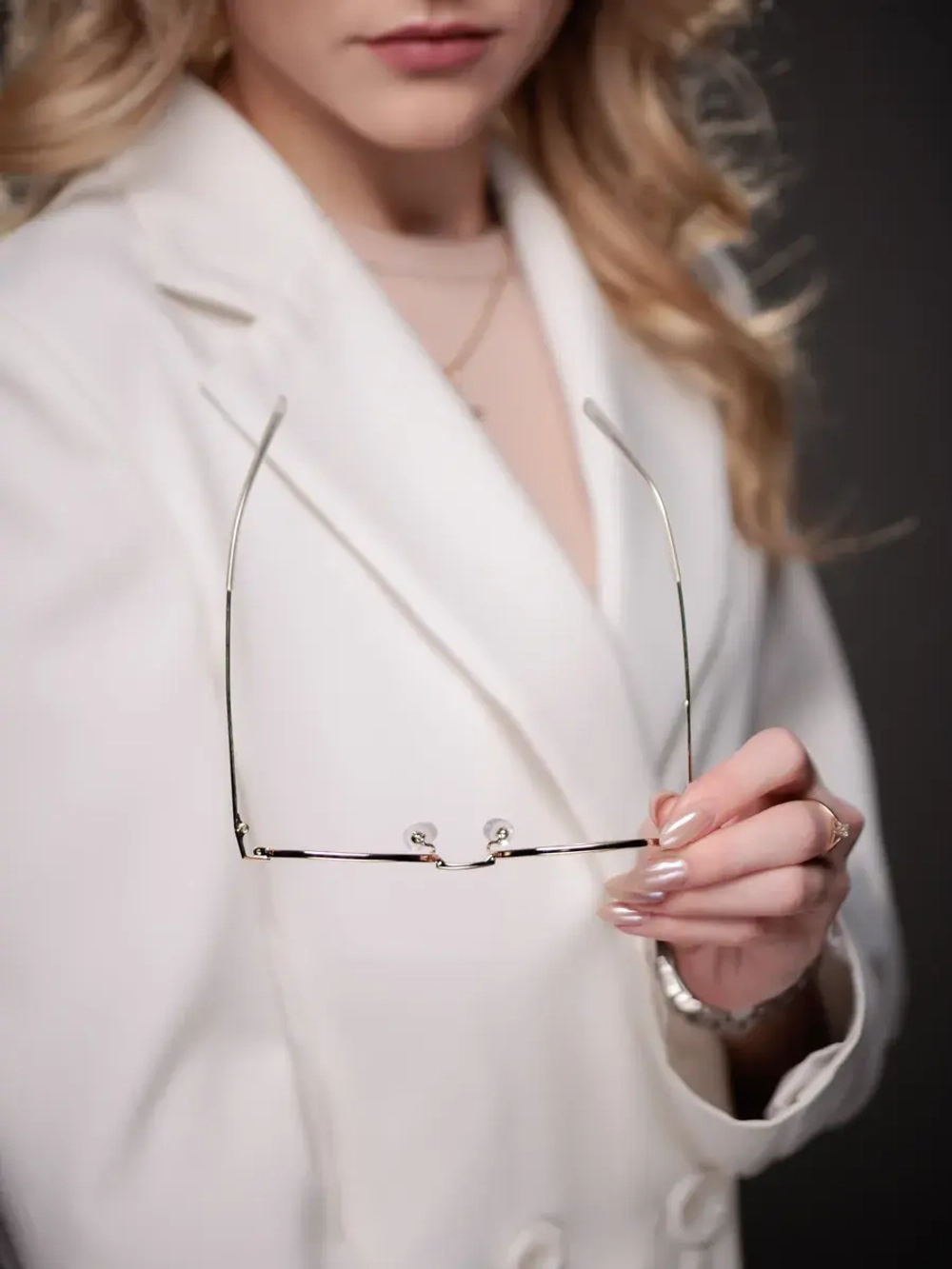 Очки для компьютера имиджевые защитные прозрачные нулевки