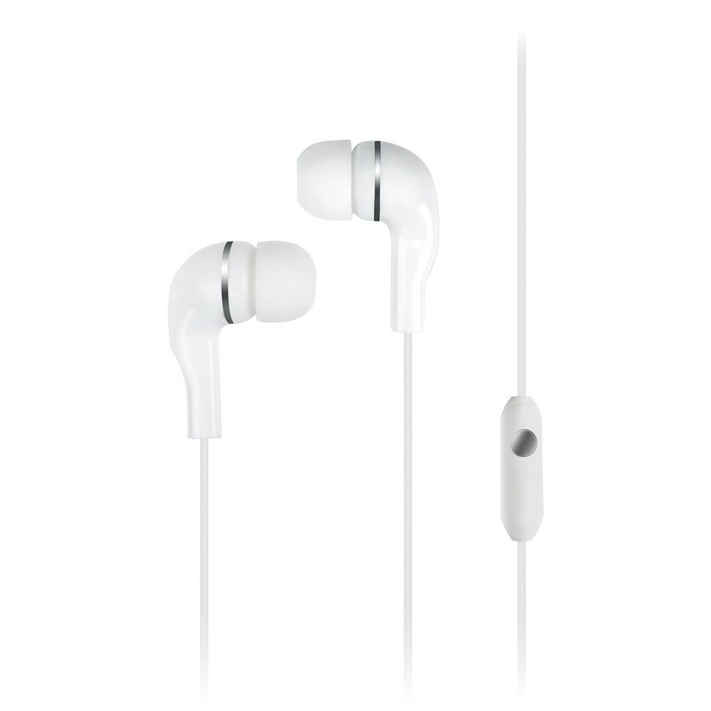 Гарнитура внутриканальная Smartbuy S4, белая, пакет