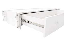 Кровать Antemi Mari 120х60 с ящиком Ник 14 б/б Белый + НиК 16 б Белый