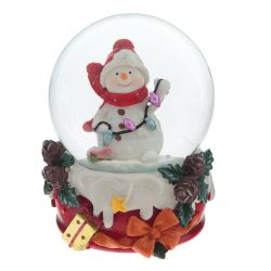 GAEM Фигурка декор в стекл шаре "Снеговик", D6 см, L7 W7 H9 см, 2в.
