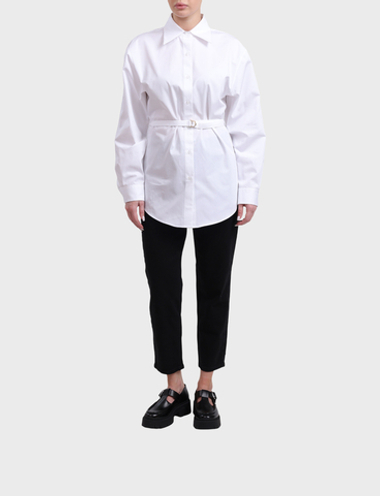 Рубашка с поясом HUGO Eyane