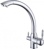 15003 Смес. для кухни под фильт. выс. С-обр. (ХРОМ) ViEiR (10/1шт)