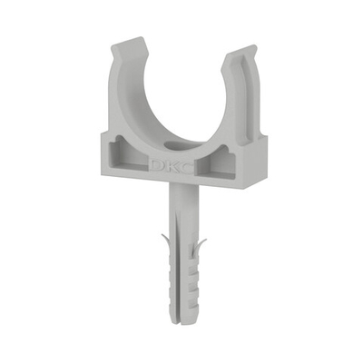 Держатель с защёлкой и дюбелем, д.25мм (розница)