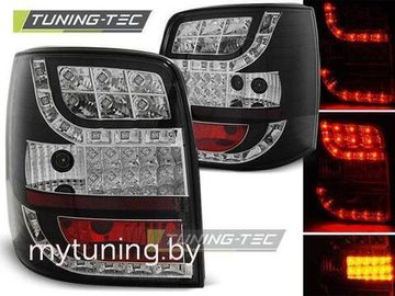 Задние фонари VW Passat B5 GP black led indicator