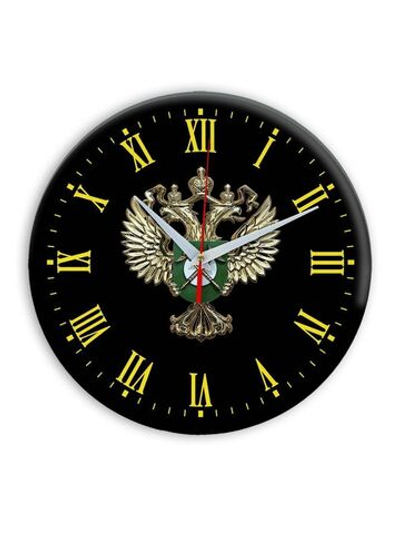 Настенные часы "Эмблема ФАС 01 37" Декор для дома, подарок