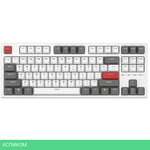 Клавиатура Royal Kludge RKR87 Brown switch/White/Gray/Red