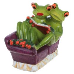 GAEM Фигурка декоративная "Лягушки на диване", L15 W8 H10 см