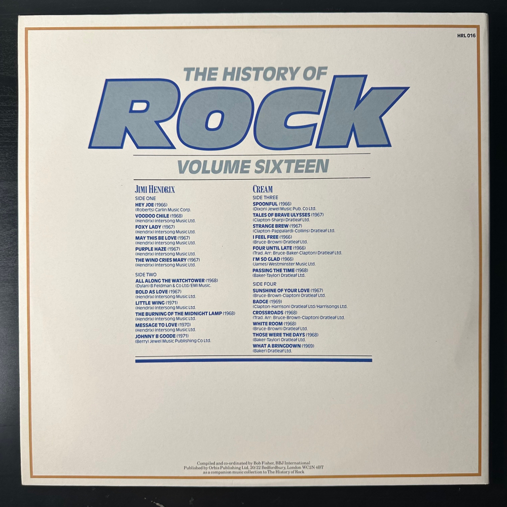 The History Of Rock 16 2LP (Англия 1983г.)