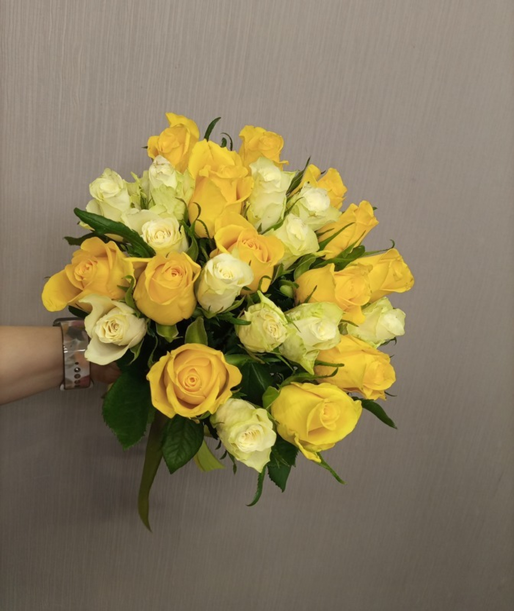 Букет роз Солнечный микс