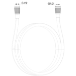 Шланг для душа в силиконовой оплётке 1200 мм WONZON & WOGHAND, Хром (WW-RG01-1200-CR)