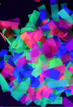 Конфетти МИКС НЕОНОВОЕ 1 кг, Пэт 20х50мм