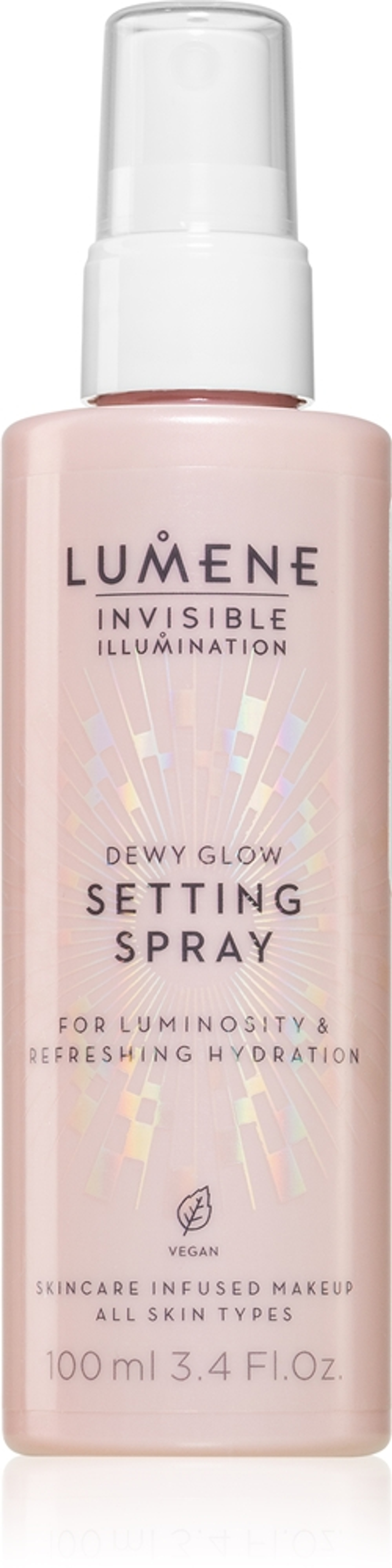Lumene Invisible Illumination Dewy Glow - Розовый спрей для поддержания загара, 100 ml