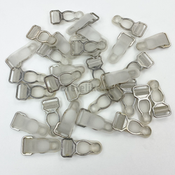 Держатели чулок (пажи) металл. серебро 32 мм