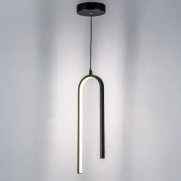 Подвесной светильник LED 8W 3000K 749017 чёрный Saturno Lightstar