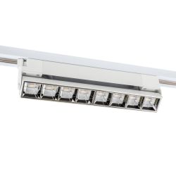 ULB-Q283 20W-4000K WHITE Светильник-прожектор светодиодный трековый. Линейный. 1600 Лм. Белый свет 4000К. Корпус белый. ТМ Volpe