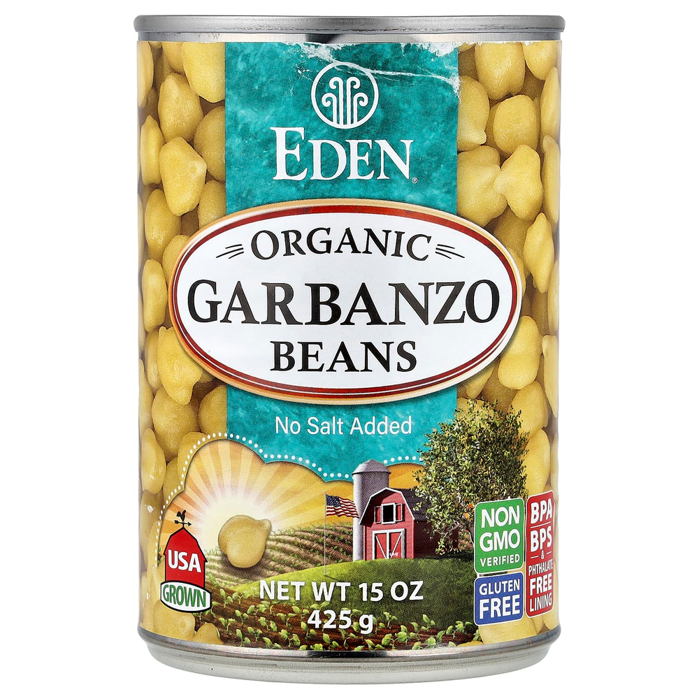 Eden Foods, органический нут, 425 г (15 унций)
