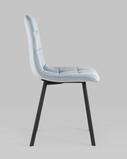 Стул Chilly велюр серо-голубой 2 шт.