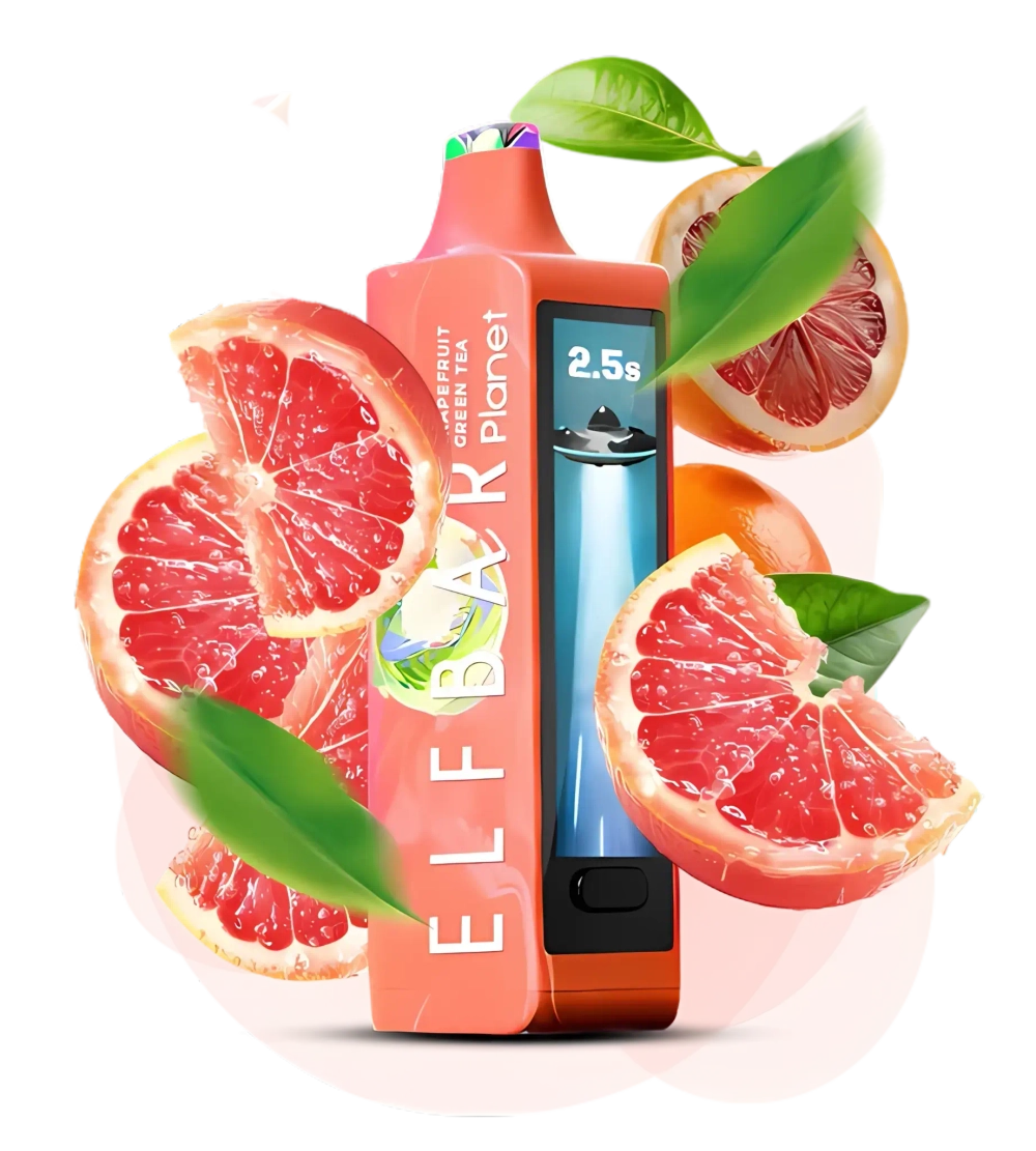 Elf Bar Planet 25000 - Grapefruit Green Tea (5% nic)