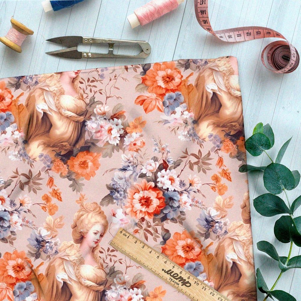 Ткань премиум дюспо осенние мелодии