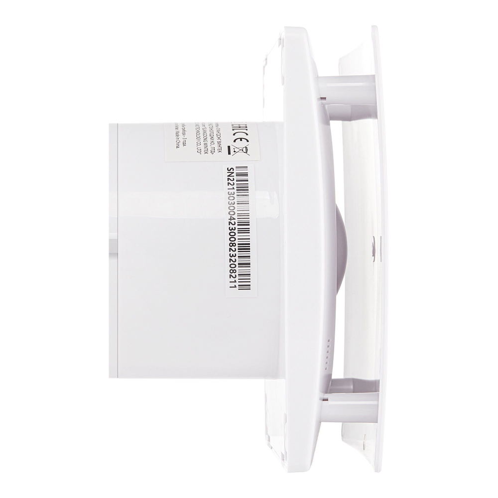 Вытяжной вентилятор Ballu BAF-SL 120 V с обратным клапаном для ванной комнаты, туалета, кухни и бани, 120 мм