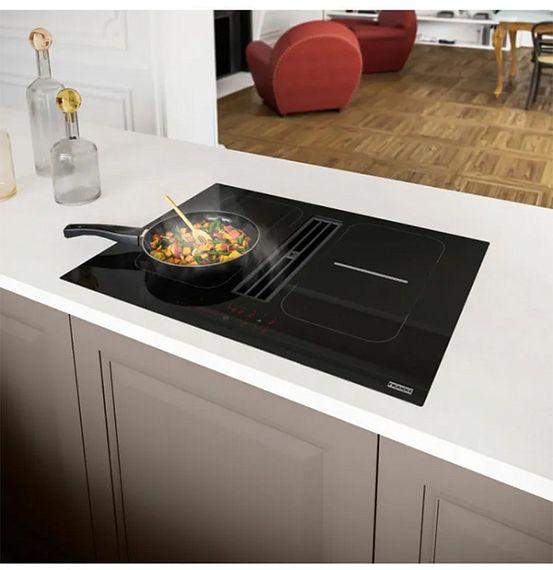 Индукционная стеклокерамич. панель с вытяжкой Franke FSM 7081R HI