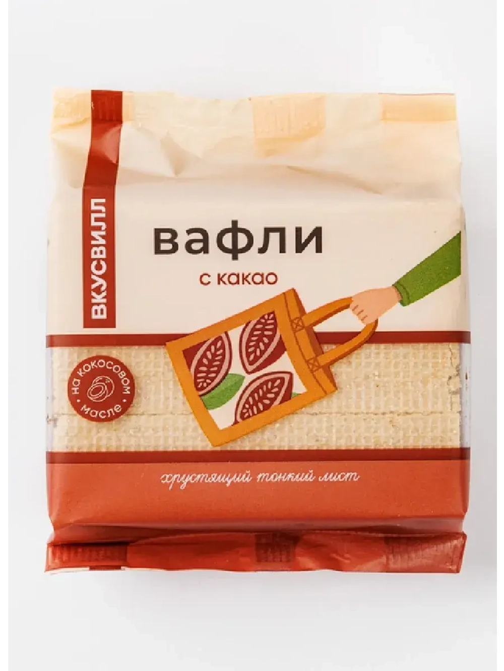 Вафли с какао, 90г