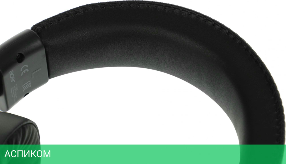 Наушники Acer AHW120 черный (ZL.HDSCC.01C)