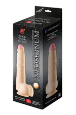 Телесный вибратор-реалистик NEOSKINUM - 21,5 см.