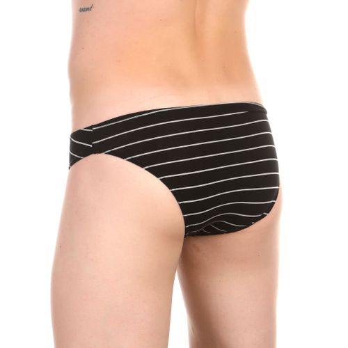 Мужские трусы слипы черные в полоску GOLDENBAY 1302