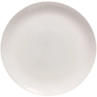 Тарелка «White magic» 25*2см стеклокерамика Ромбы