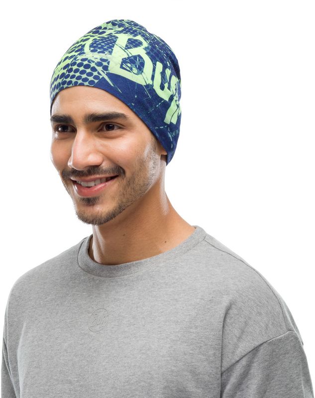 Двухслойная полиэстровая шапка Buff Hat reversible polyester Havoc Blue Фото 2