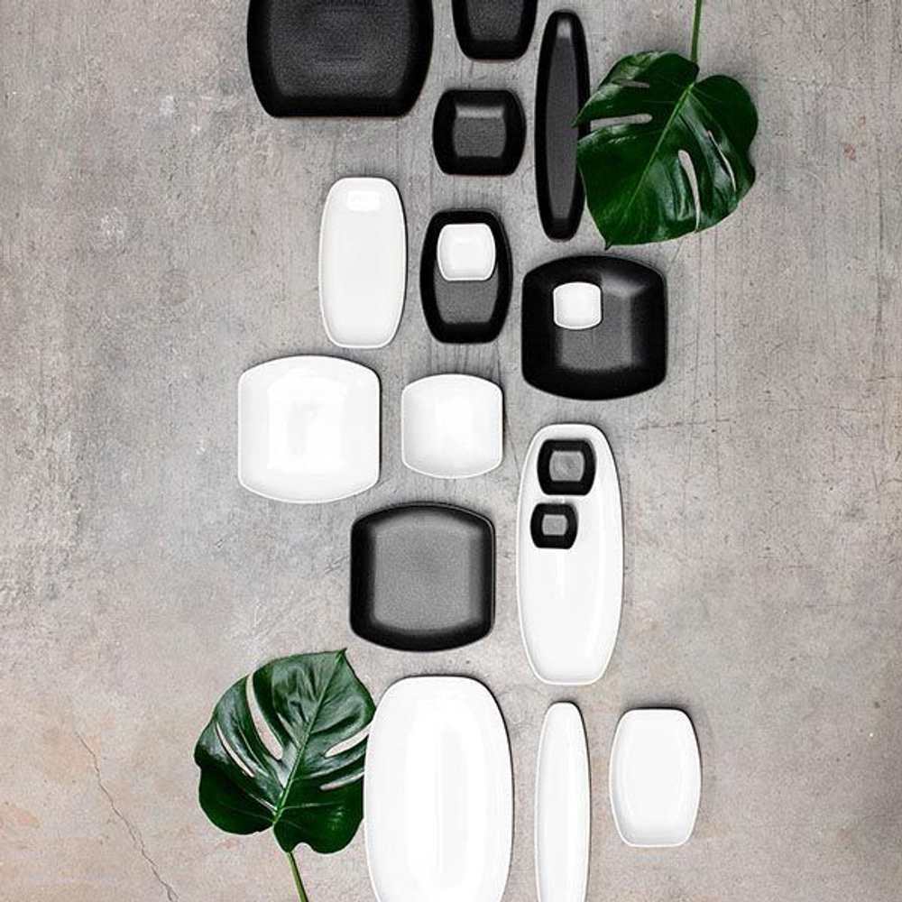 Блюдо прямоугольное;фарфор;,H=48,L=207,B=144мм;белый (Цвет: белый)