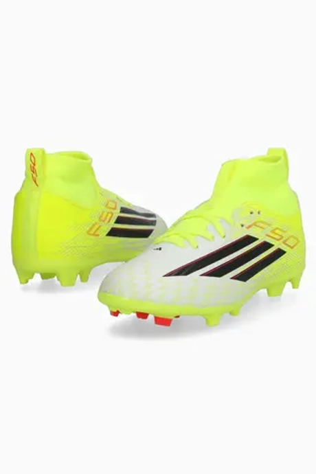 Бутсы adidas F50 League Mid FG/MG Junior - желтый