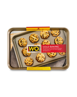 Форма для запекания 38.7х26х2.6см Wo Home Gold Baking золотая